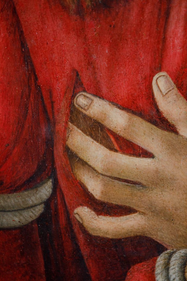 Detailed Images Sandro Botticelli The Man of Sorrows Courtesy Sothebys Sotheby's svela un Botticelli da 40 milioni di dollari: sarà in asta a New York