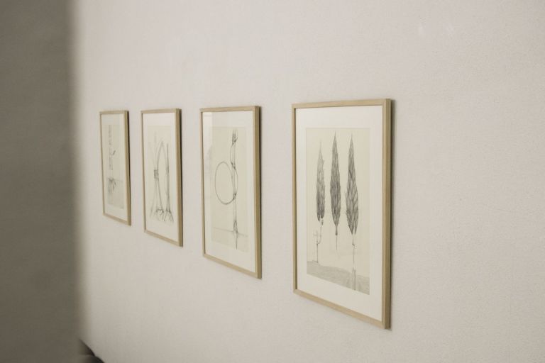 Drawings. Exhibition view at Il Triangolo Galleria d’Arte, Cremona 2021