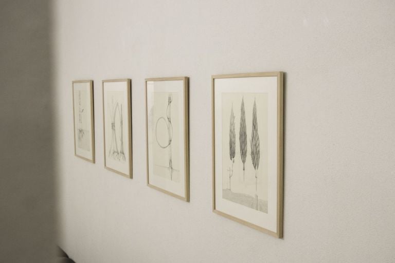 Drawings. Exhibition view at Il Triangolo Galleria d’Arte, Cremona 2021