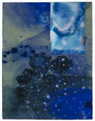 Emilio D'Elia, Dove Guardare, 2021, pigmenti naturali ed ecoline su carta, cm 31x23