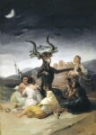 Francisco de Goya, El Aquelarre, 1797 98, olio su tela, 43x30 cm. Museo Lázaro Galdiano, Madrid