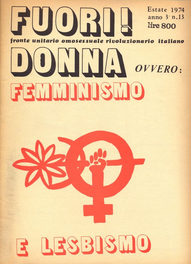 Fuori! n.13 Fuori! Donna Copertina