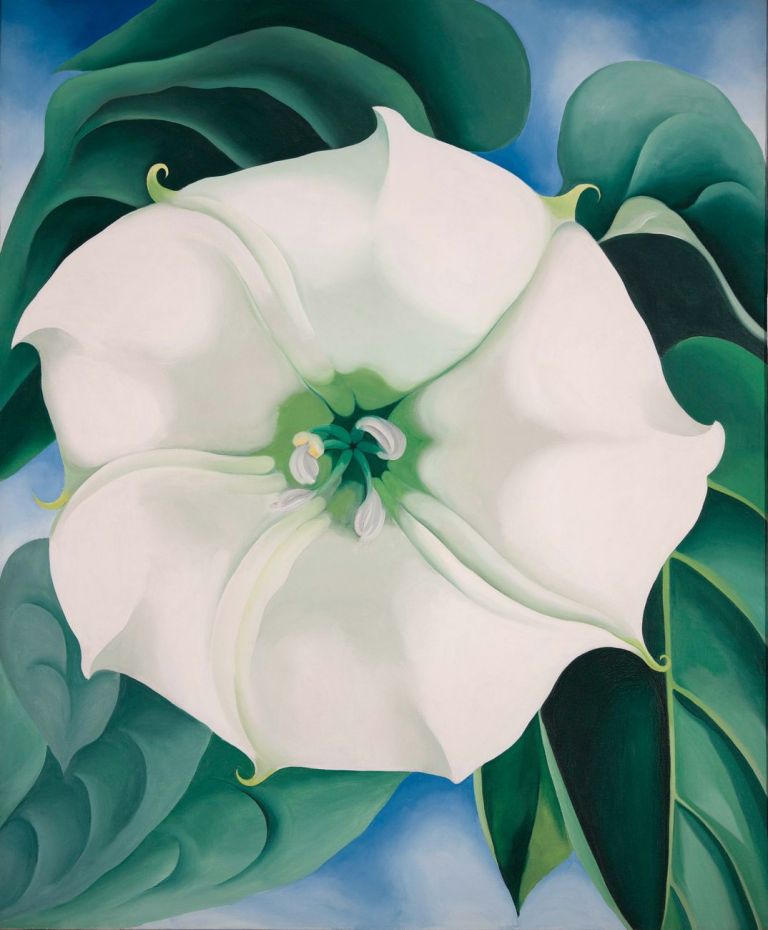 Georgia O'Keeffe, Jimson WeedWhite Flower No. 1, 1932 © Adagp, Paris 2021, Crystal Bridges Museum of American Art, Bentonville, Arkansas