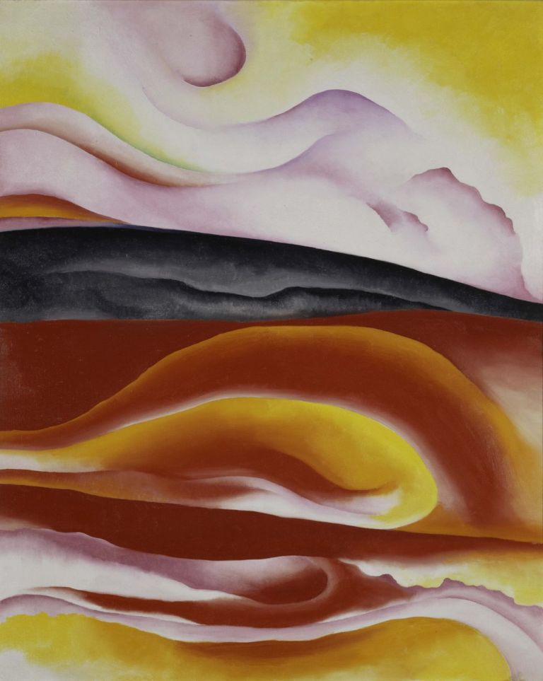 Georgia O'Keeffe, Red, Yellow and Black Streak, 1924 © Adagp, Paris 2021, Dono della Georgia O’Keeffe Foundation