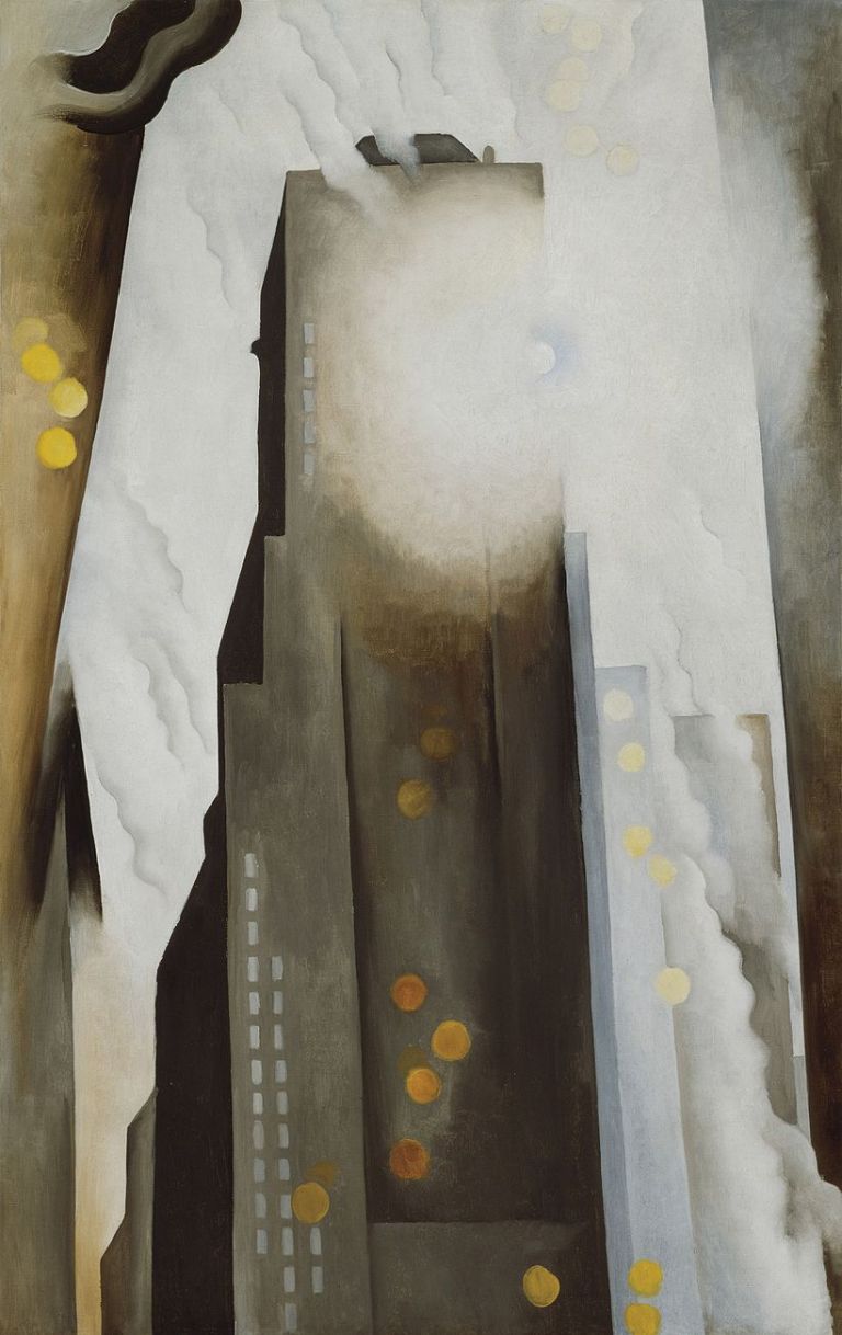 Georgia O'Keeffe, The Shelton with Sunspots, N.Y., 1926 © Adagp, Paris 2021, The Art Institute of Chicago