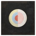 Hilma Af Klint, The Swan, No. 16, Group IX/SUW, 1915. Oil on canvas, 154.5 x 151 cm. Courtesy of The Hilma af Klint Foundation © Hilma Af Kint, VEGAP, Bilbao, 2021. Photo Moderna Museet, Stockholm