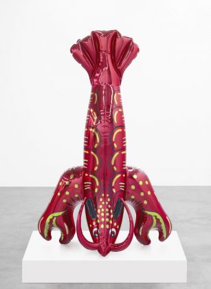 Jeff Koons, Lobster, 2007-12, dalla serie Lobster, acciaio inossidabile, cm 147 x 94 x 47,9, prova d’artista (ed. di 3+1 PA). Collezione dell’artista © Jeff Koons. Photo Marc Domage. Courtesy Almine Rech Gallery