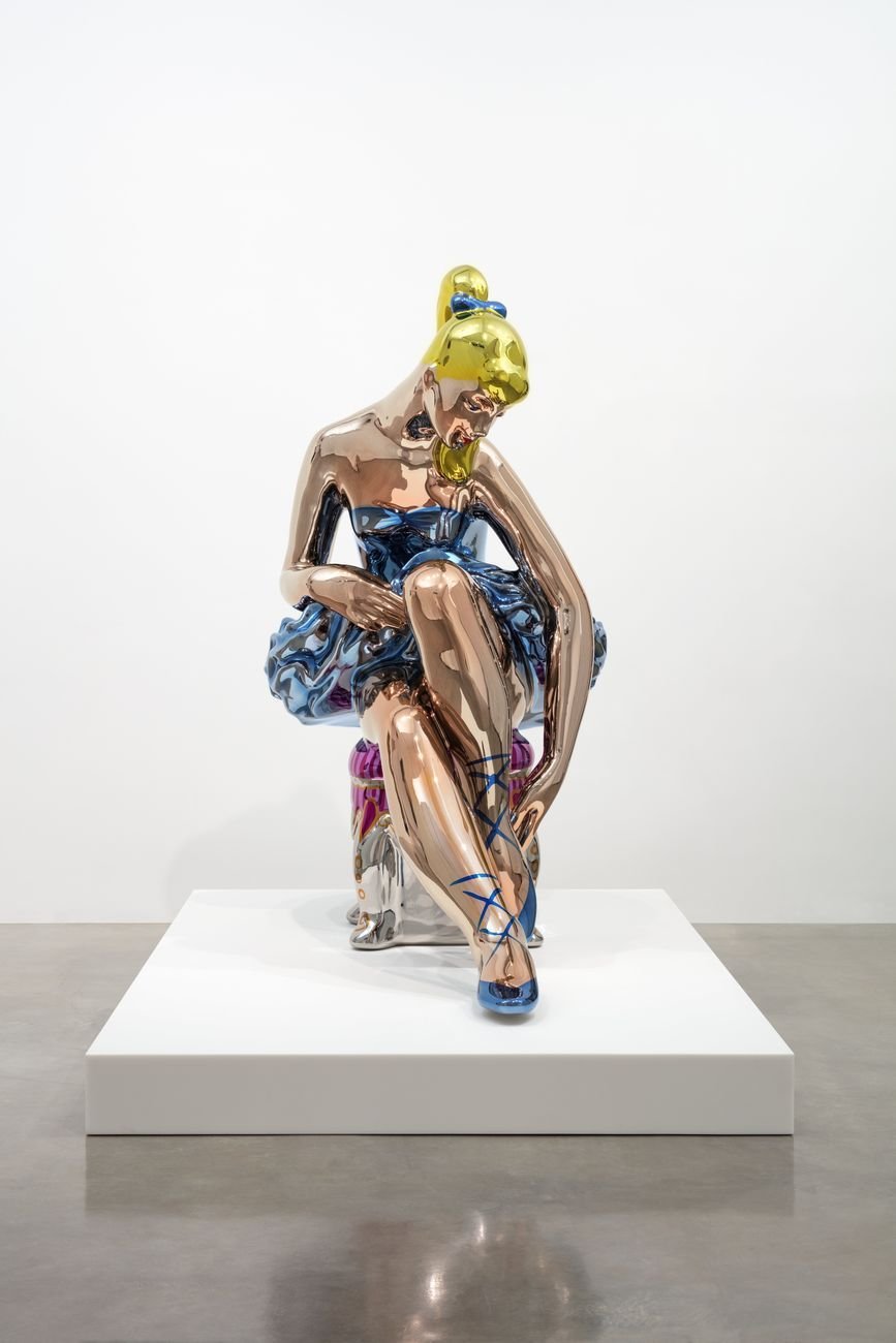 Jeff Koons, "Seated Ballerina", 2010 2015, Gagosian