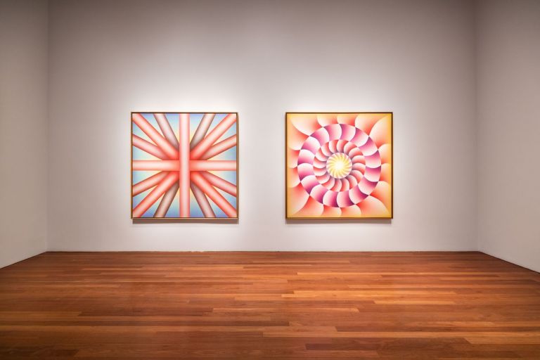 Judy Chicago. A Retrospective. Exhibition view at de Young Museum,San Francisco 2021. Photo Gary Sexton