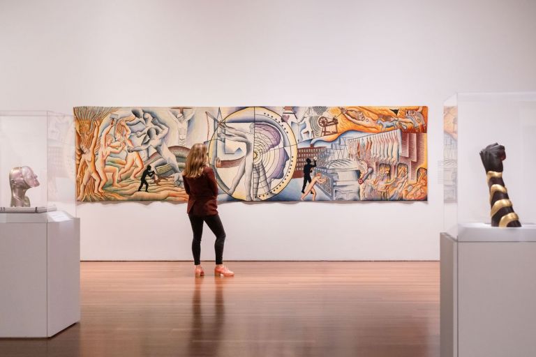 Judy Chicago. A Retrospective. Exhibition view at de Young Museum,San Francisco 2021. Photo Gary Sexton