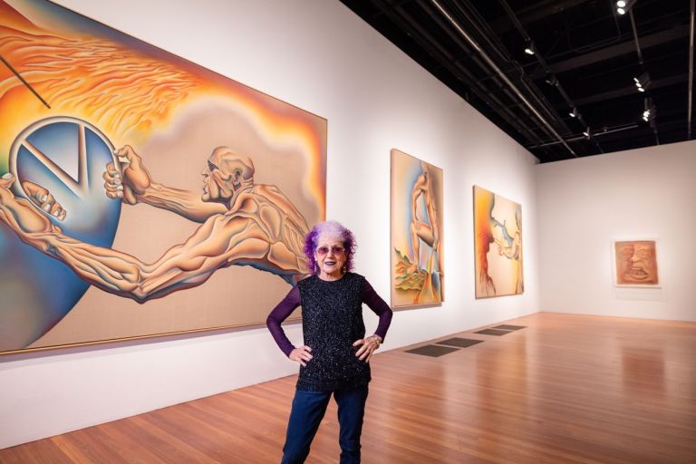 Judy Chicago. A Retrospective. Exhibition view at de Young Museum,San Francisco 2021. Photo Gary Sexton