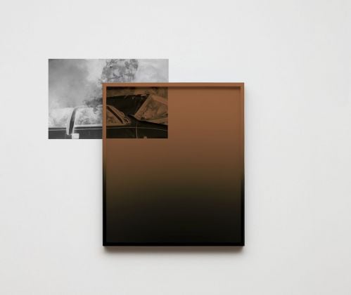 Marco Rossetti, Like a morning star, 2021, stampa su carta cotone e legno, 80x77 cm
