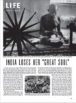 Margaret Bourke-White, India Loses her “Great Soul”, in Life, maggio 1946