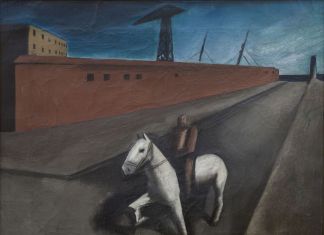 Mario Sironi, Il molo (Cavallo bianco e molo), 1921 © by SIAE 2021