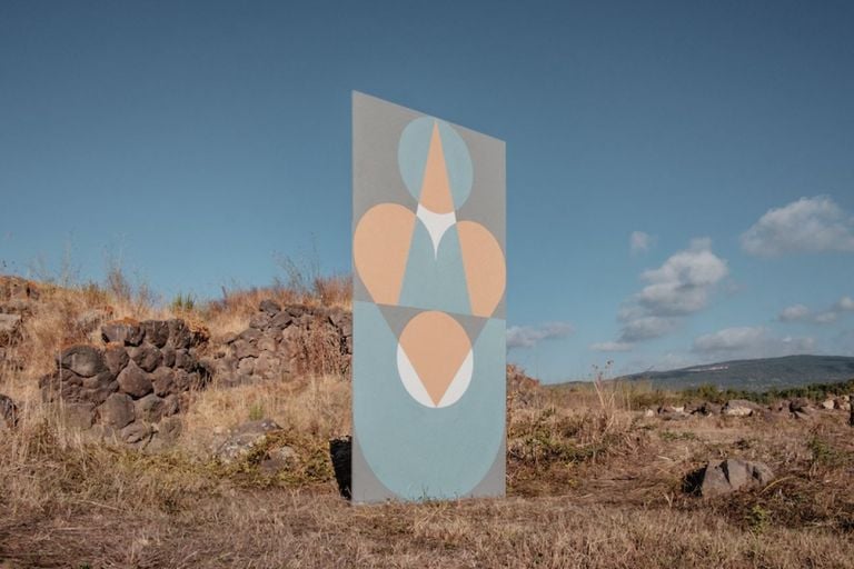 Mark Hewko, 2021 A Nuraghe Odissey, intervento di arte ambientale. Photo Guglielmo Cherchi per Studio Vetroblu