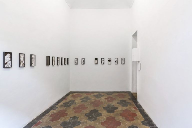 Martina Steckholzer. Playing Cards. Exhibition view at Quartz Studio, Torino 2021. Courtesy l'artista & Quartz Studio. Photo Beppe Giardino