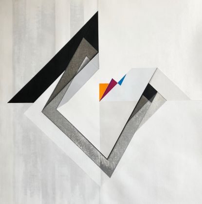Mauro Castellani, Senza titolo, 2019, acrilico su tela, 60x60 cm
