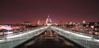 Millenium Bridge, Londra, Regno Unito