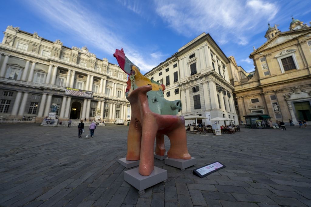 A Villa Croce di Genova Gaetano Pesce ricorda l’amico Germano Celant in una mostra