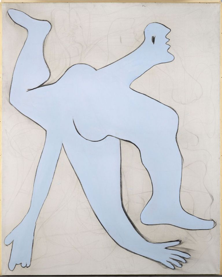 Pablo Picasso, L’acrobate bleu, Paris, novembre 1929, carboncino e olio su tela, 162 x 130 cm. Musée national Picasso, Parigi © Succession Picasso 2021