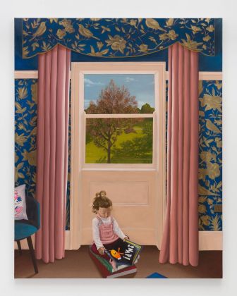 Patrizio Di Massimo, Flat 2, 164 Peckham Rye, 2021, olio su lino, 200 × 160 cm. Photo Mark Blower