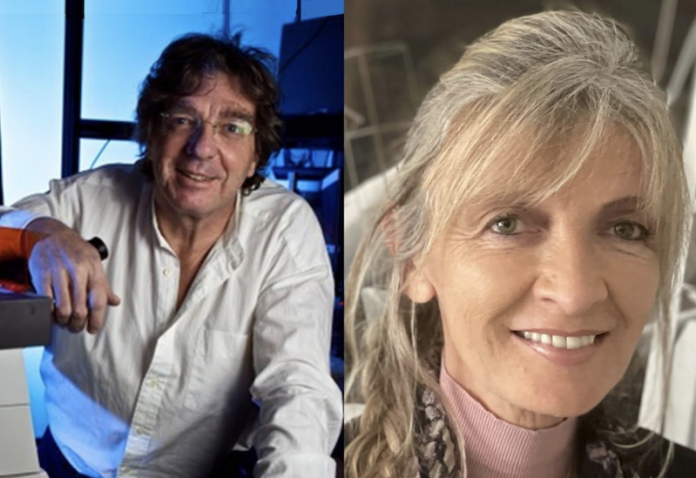 Alberto Diaspro e Giuliana Cunéaz