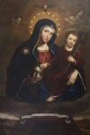 Plautilla Bricci (Roma 1616 - post 1690) Madonna col Bambino (Icona miracolosa della Vergine del Carmelo), 1635-1640 circa olio su tela, 224 x 150 cm Roma, Santa Maria in Montesanto