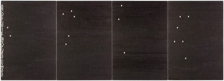 Alighiero Boetti, Il dolce far niente, 1975. Courtesy of Sotheby's