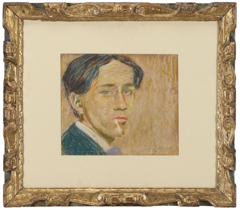 Gino Severini, Autoritratto, 1907-1908. Courtesy Il Ponte Casa d'Aste, Milano
