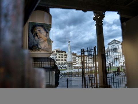 Jenny Saville Firenze, Installation view, Museo Novecento. Ph. credits Alessandra Cinquemani