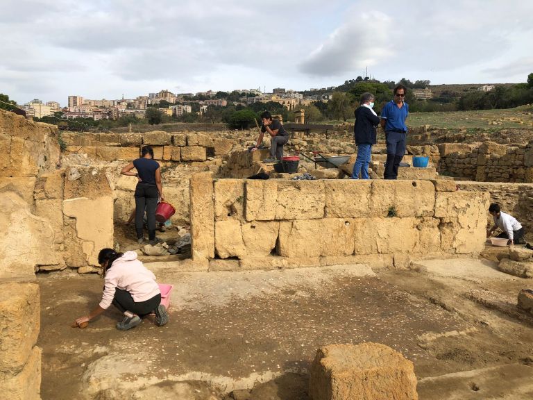 Agrigento, scavi al Quartiere Ellenistico