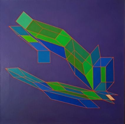 Achille Perilli, Il passaggio della visione, 1987. Courtesy Galleria Accademia