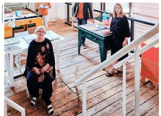 Antologia del Grafico Anthon Beeke. Lidewij Edelkoort & Charlotte Grün at the WerkWarenhuis Den Bosch. Photo © Rene van der Hulst