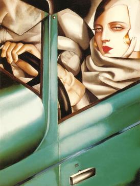 Autoritratto (Tamara in una Bugatti verde)