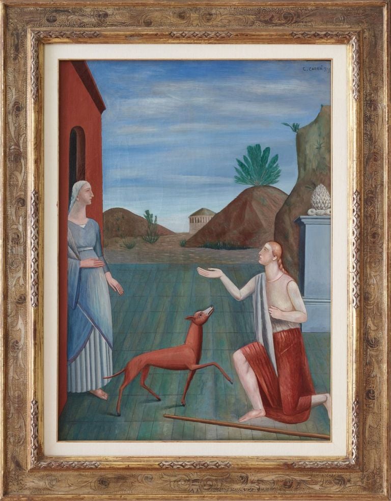 Carlo Carrà, Le figlie di Loth, 1919, olio su tela. MART, Museo di arte moderna e contemporane di Trento e Rovereto. Collezione VAF Stiftung © Carlo Carrà by SIAE 2021