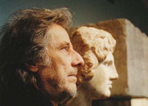 Carlo Maria Mariani at the British Museum 1998. Photo credit Carol Lane Mariani