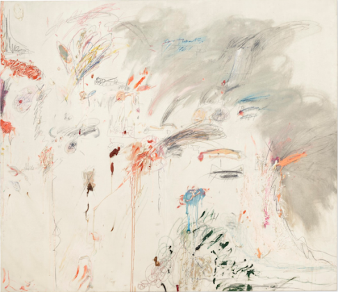 Cy Twombly, Untitled (1961) Courtesy of Christie’s