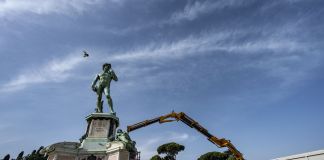 Il restauro del gruppo scultoreo di Piazzale Michelangelo a Firenze