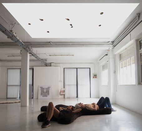 Déladelmur, installation view at galleria Artericambi, Verona 2021