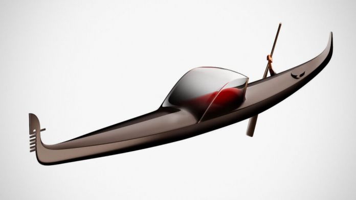 Dream of Winter Gondola for Venice by Philippe Starck