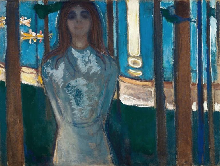 Edvard Munch, Notte d'estate, La voce. Olio su tela, 1896. Photo © Munchmuseet