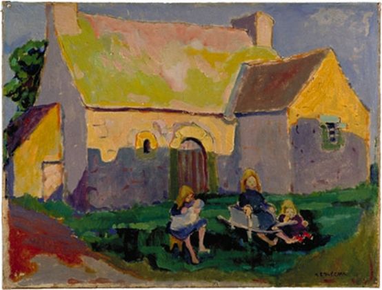 Emily Carr, Breton Church, 1906. Vancouver Art Gallery