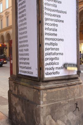 Flavio Favelli, Nanni Menetti, Fabiola Naldi, 1X2, 2021. Photo Elena Borghi