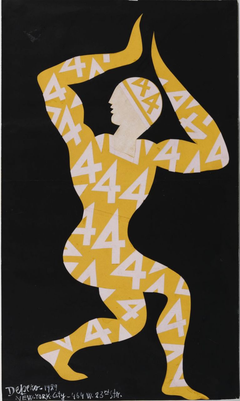 Fortunato Depero, Costume cifrato, 1929, Mart, Fondo Depero