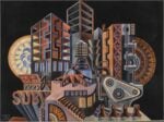 Fortunato Depero, The New Babel (Scenario plastico mobile), 1930, Mart, Fondo Depero