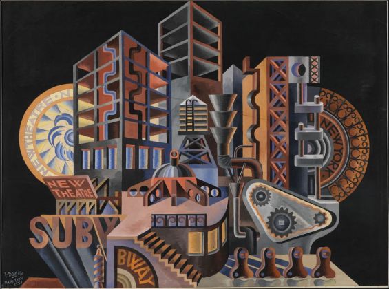 Fortunato Depero, The New Babel (Scenario plastico mobile), 1930, Mart, Fondo Depero