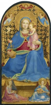 Fra Angelico, The Virgin of Humility, ca. 1433 1435, Colección Thyssen Bornemisza, en depósito en el Museu Nacional d’Art de Catalunya MNAC