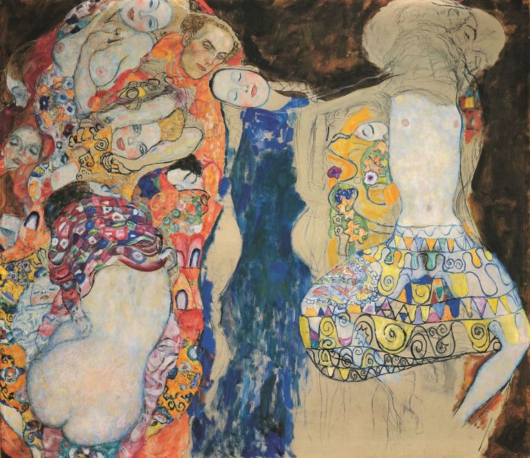 Gustav Klimt, La sposa 1917 18, olio su tela. Klimt Foundation, Vienna © Klimt Foundation, Vienna