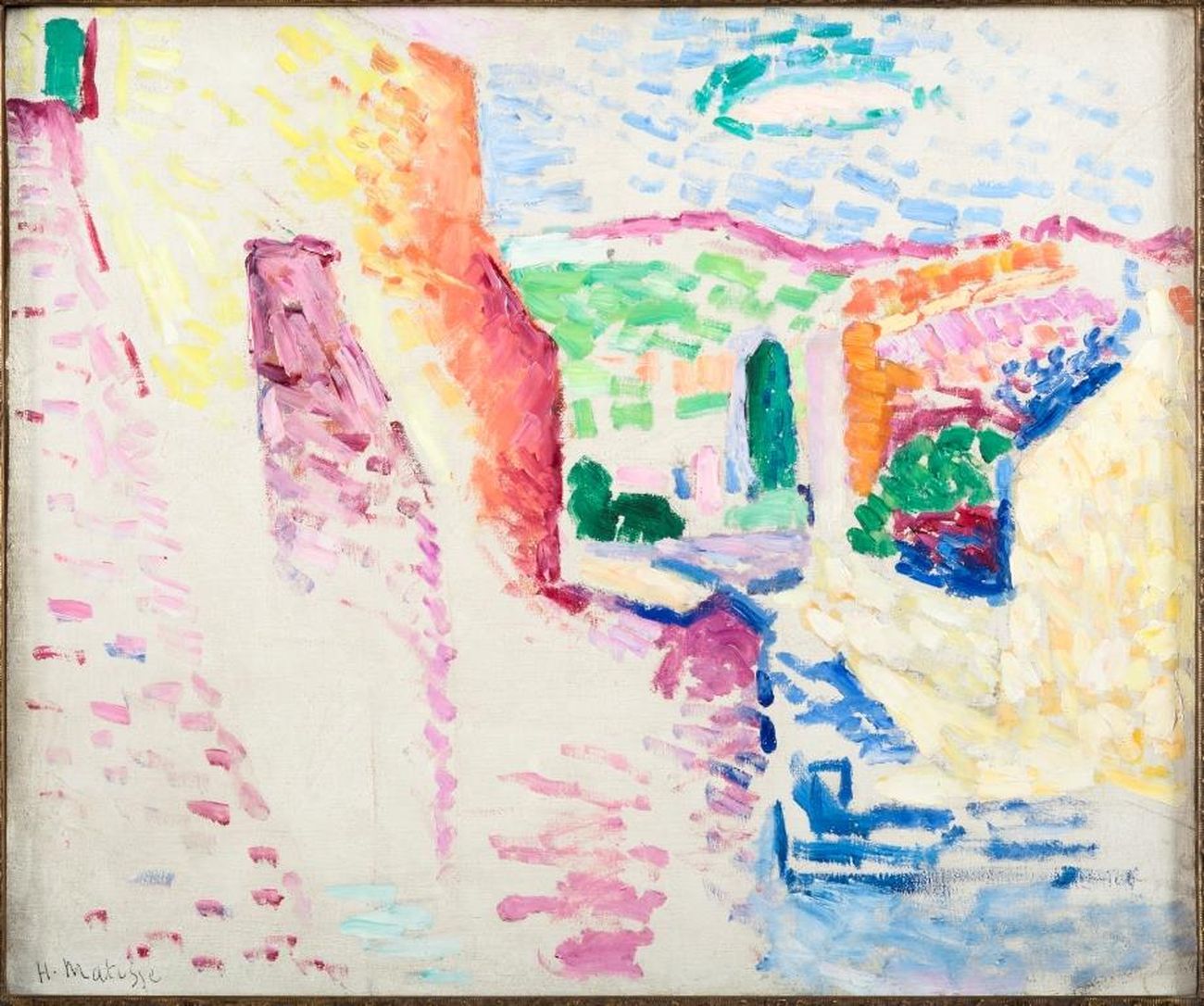 Henri Matisse, Collioure, rue du soleil, 1905, olio su tela. Musée départemental Matisse, Le Cateau-Cambrésis © Succession H. Matisse. Photo © Musée départemental Matisse - Philip Bernard