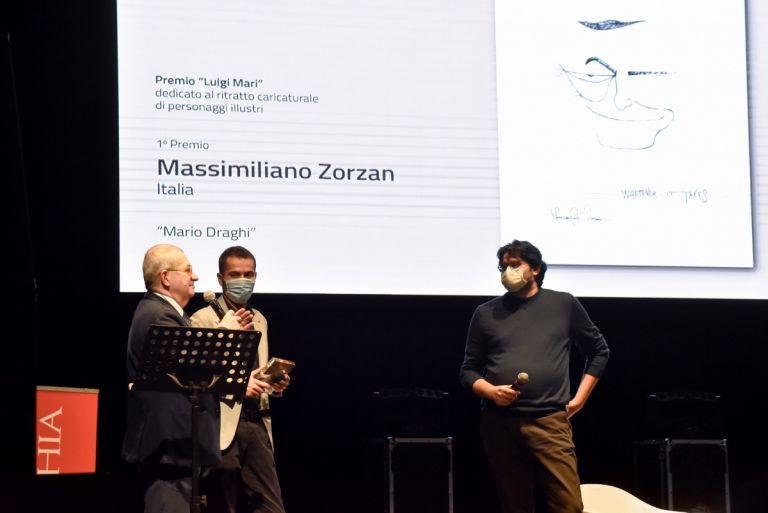 Hermas Ercoli premia Massimiliano Zorzan